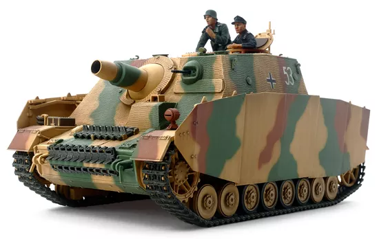 Tamiya - Sd.Kfz.166 Sturmpanzer IV Brummbar Late Production - 2 Figures